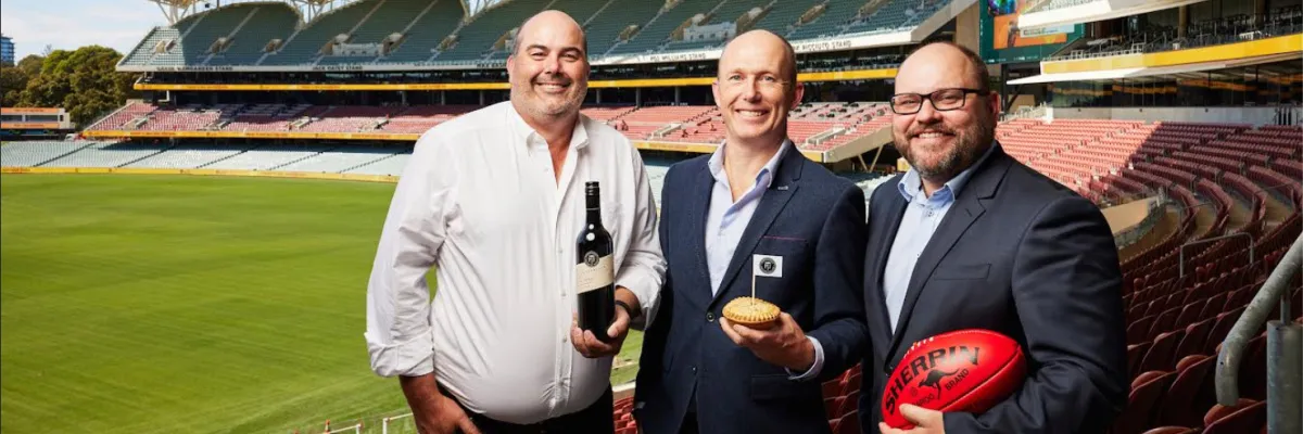 Three South Australian icons collaborate on limited edition pies for Gather Round fans